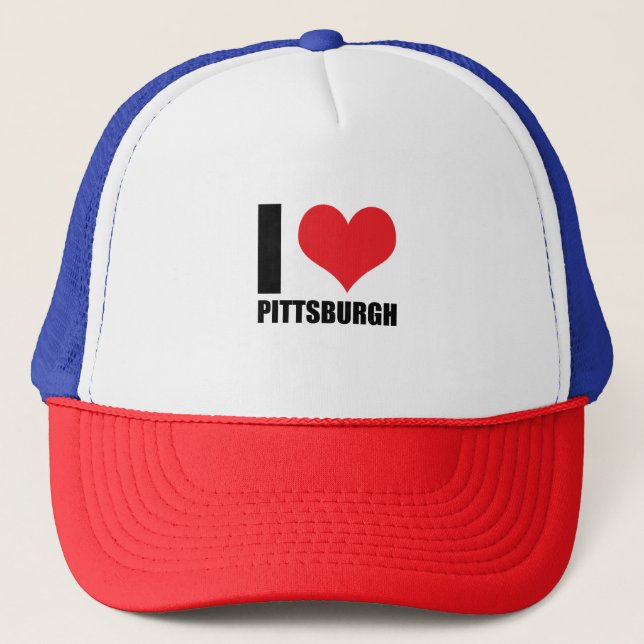 Casquette J'aime Pittsburg (Devant)