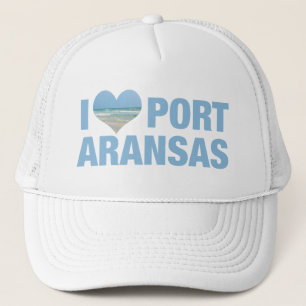 Casquette J'aime Port Aransas Joli Texas Beach