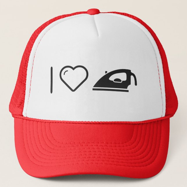 Casquette J'aime repasser des vêtements (Devant)