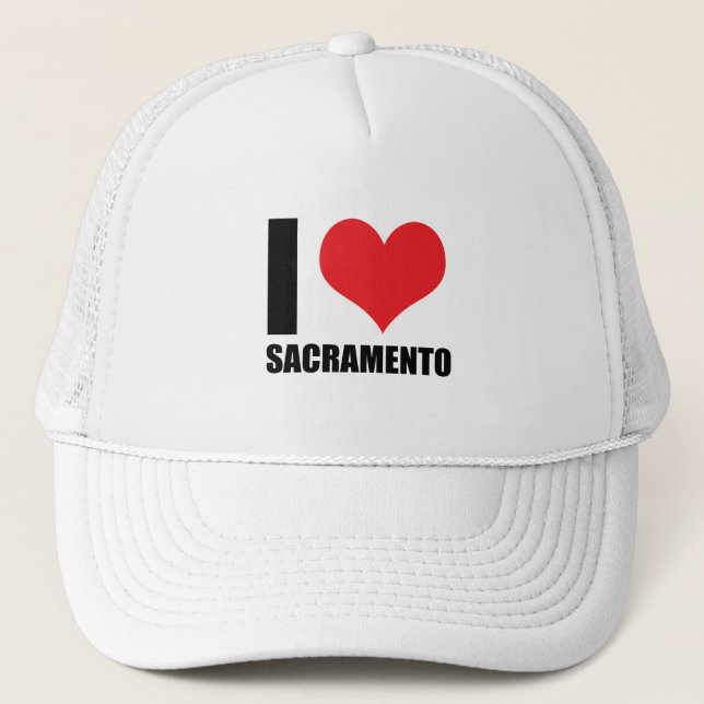 Casquette J'aime Sacramento (Devant)