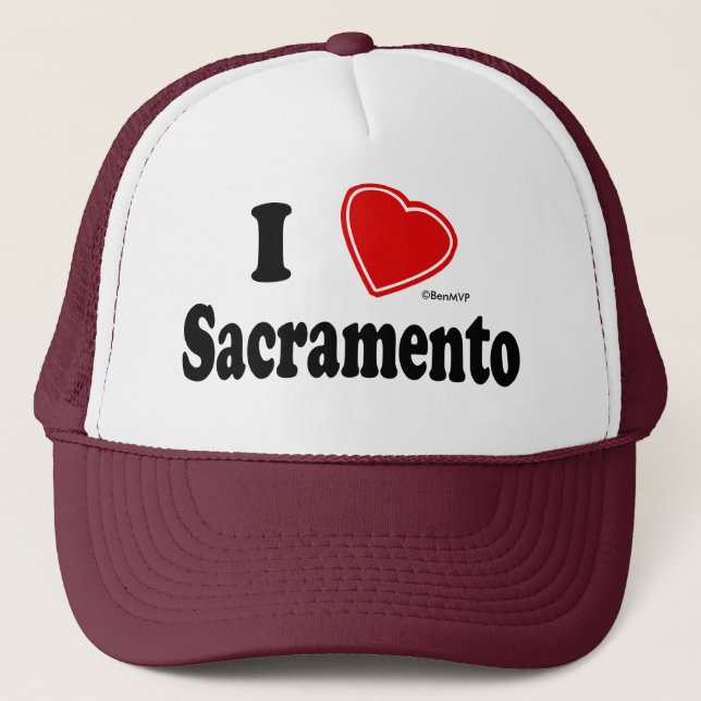 Casquette J'aime Sacramento (Devant)