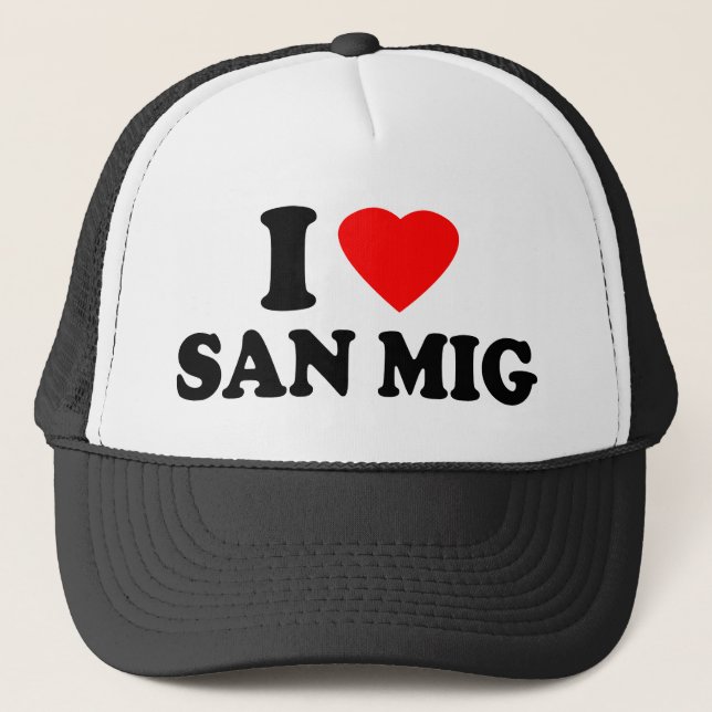 Casquette J'aime San MIG (Devant)