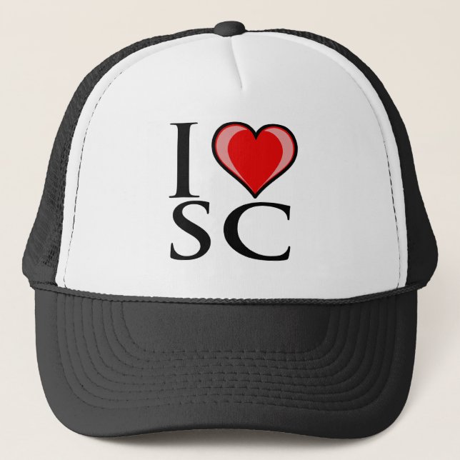 Casquette J'aime Sc - la Caroline du Sud (Devant)
