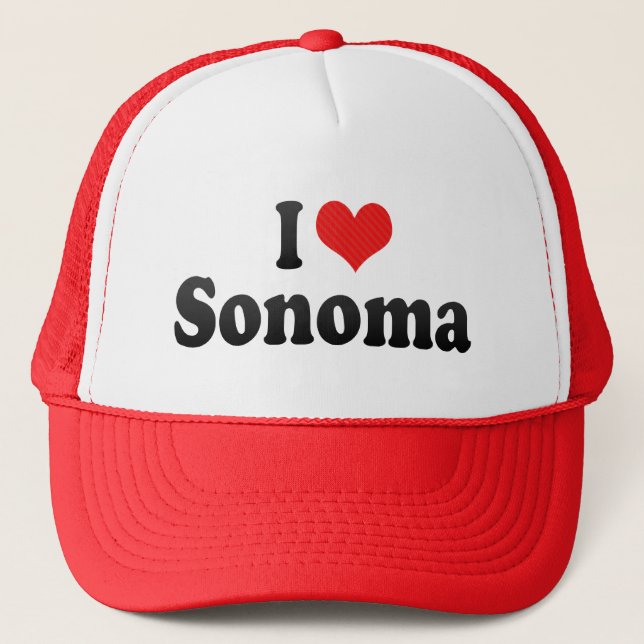 Casquette J'aime Sonoma (Devant)