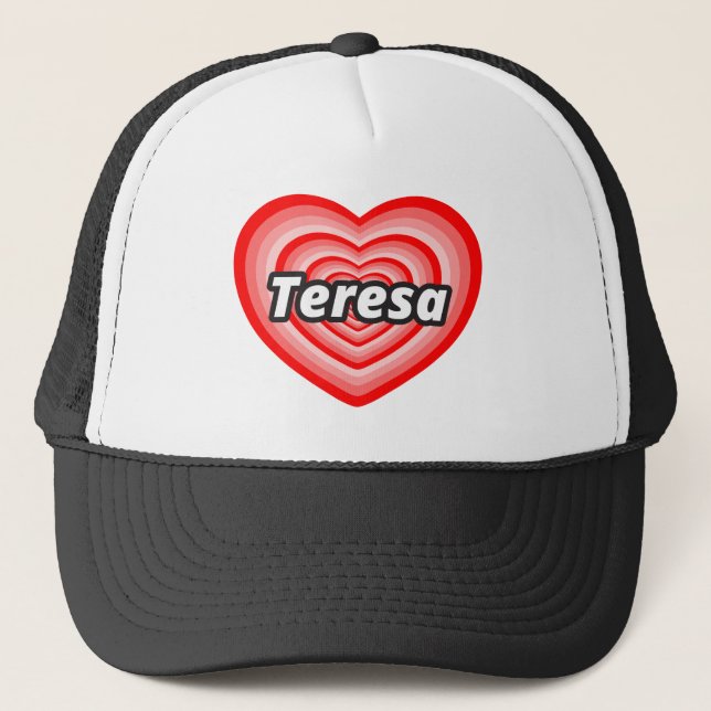 Casquette J'aime Teresa (Devant)