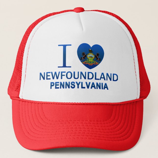 Casquette J'aime Terre-Neuve, PA (Devant)