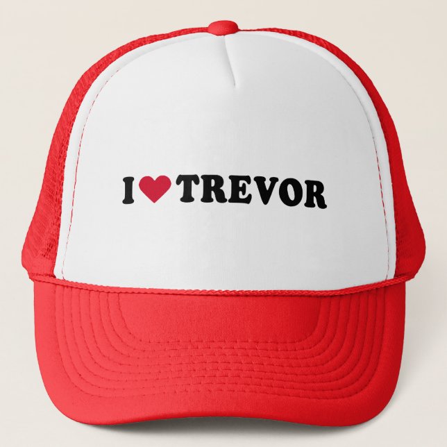 CASQUETTE J'AIME TREVOR (Devant)