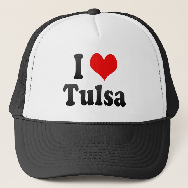 Casquette J'aime Tulsa, Etats-Unis (Devant)