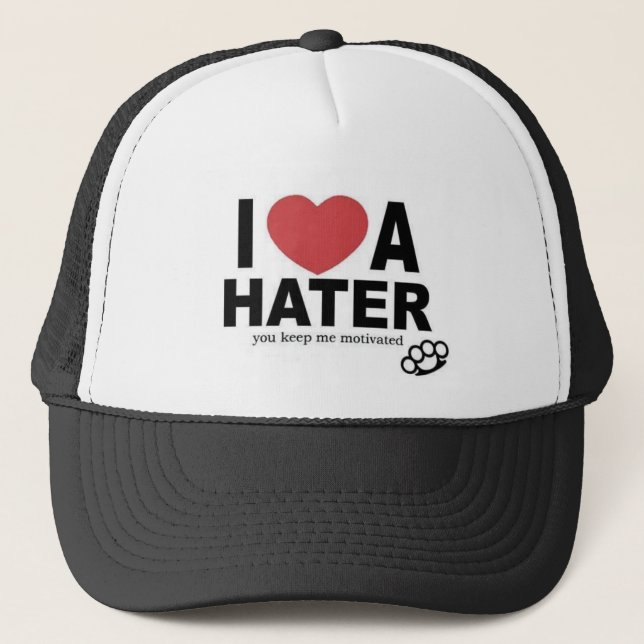CASQUETTE J'AIME UN HAINEUX (Devant)