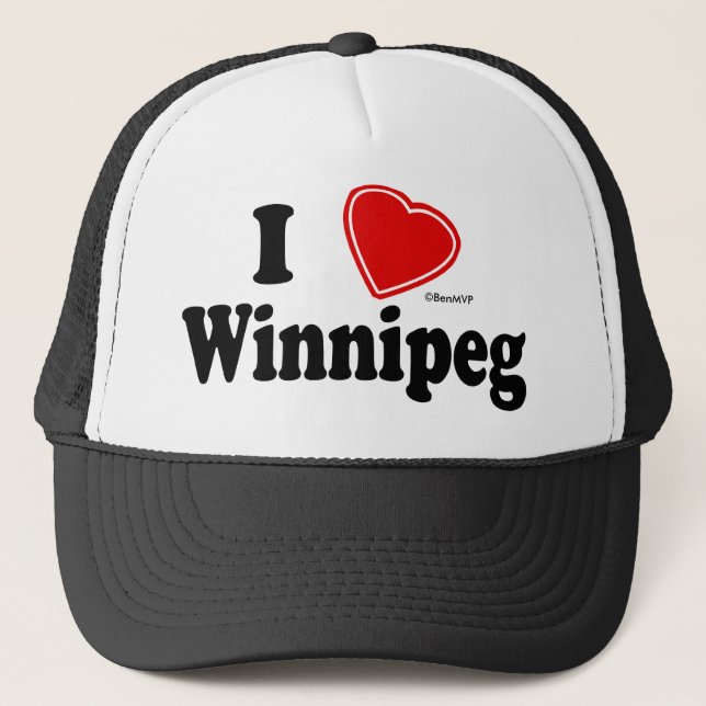 Casquette J'aime Winnipeg (Devant)