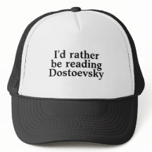 Casquette J'aimerais Mieux Lire Dostoïevski