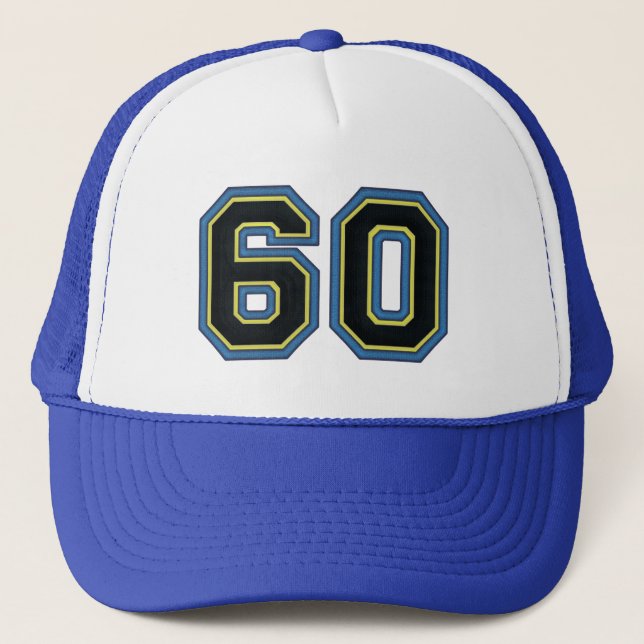 Casquette Jalon 60e fête d'anniversaire (Devant)