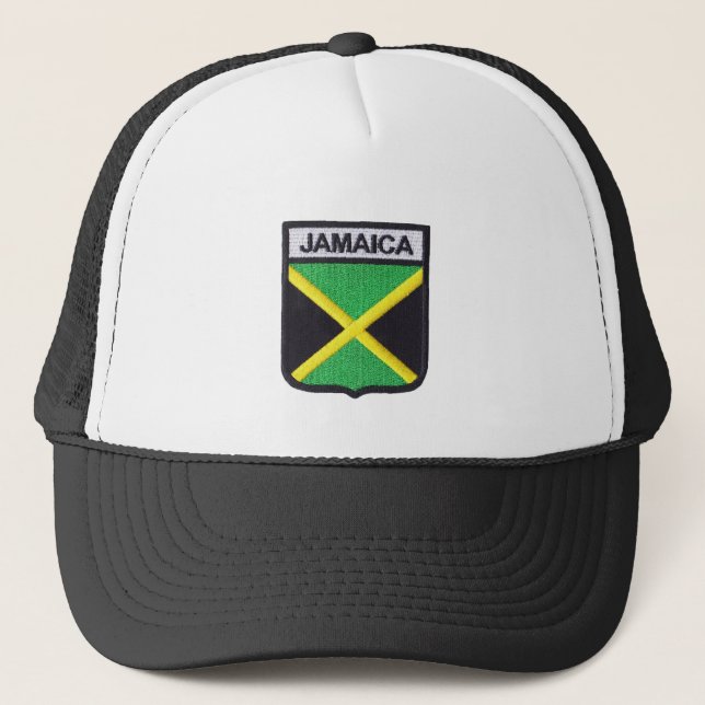 Casquette Jamaica Flag Rasta Reggae Roots Trucker Cap (Devant)