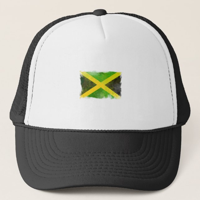 Casquette jamaica flag - reggaots roots (Devant)