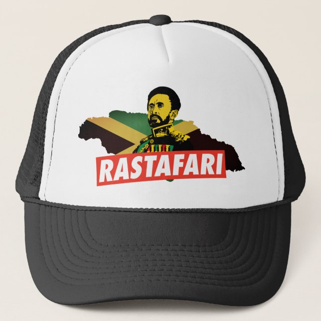 Casquette Jamaica Haile Selassie I Proud Jamaicans (Devant)