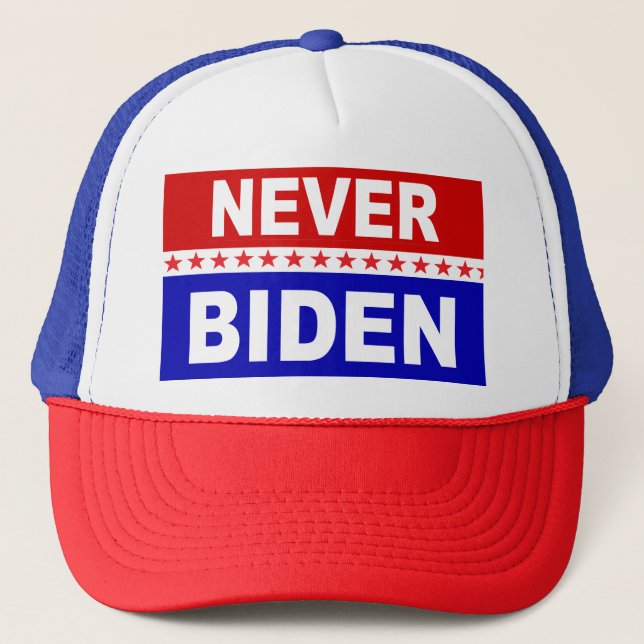 Casquette Jamais Biden (Devant)