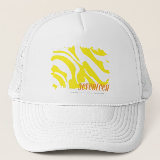 Casquette Jaune 2 de zèbre (Devant)