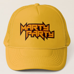 Casquette jaune 3 de camionneur de MARTyPARTy