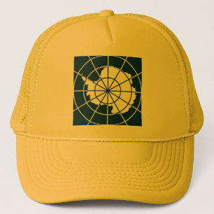 Casquette jaune et bleu de l'Antarctique