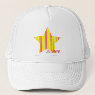 Casquette Jaune mince 4 de rayures