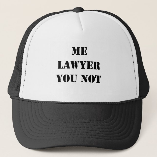 CASQUETTE J'AVOCAT VOUS PAS (Devant)