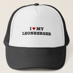 Casquette J'Coeur Mon Leonberger Trucker Chapeau