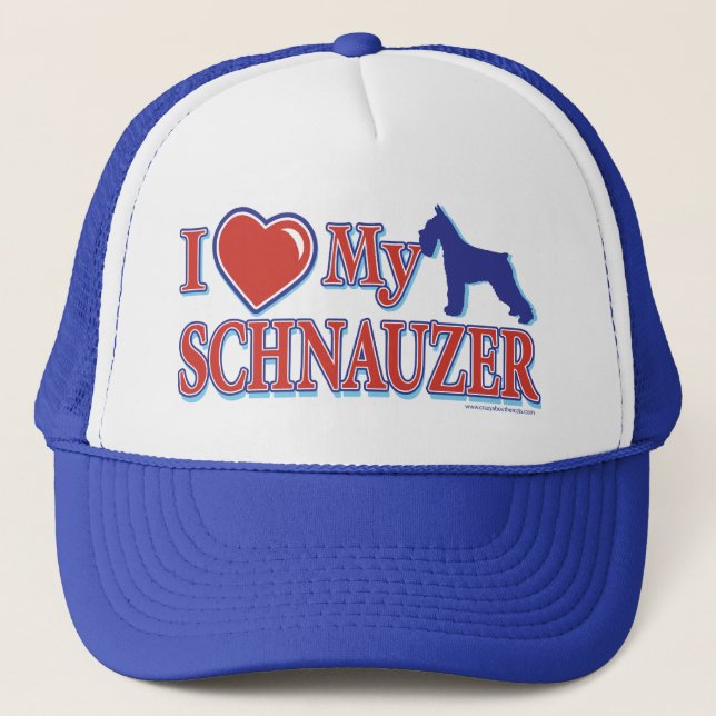 Casquette J'Coeur Mon Schnauzer (Devant)