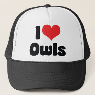 Casquette Je Chéris les Hiboux au Coeur - Amoureux de Hiboux