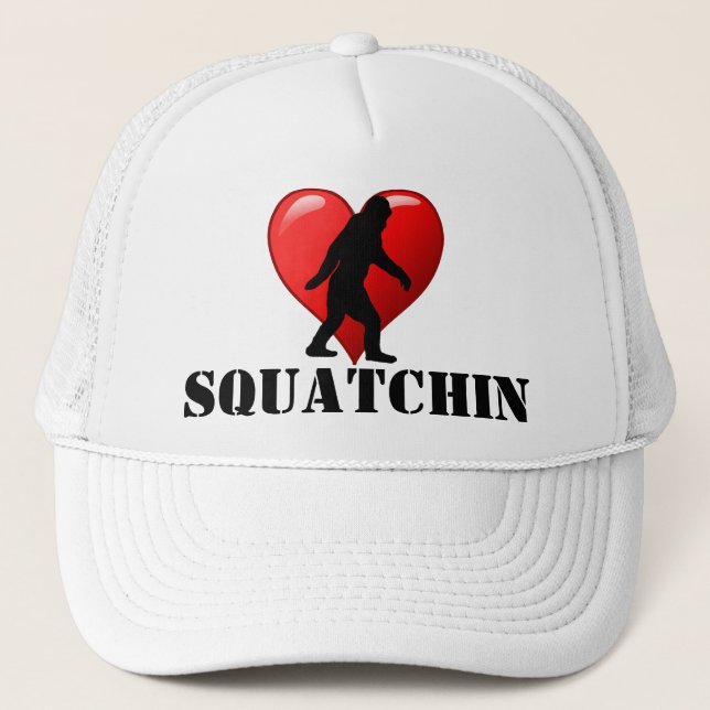Casquette Je coeur Squatchin (Devant)