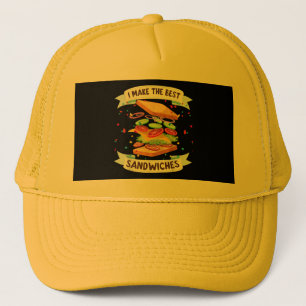 Casquette Je confectionne les meilleurs sandwichs pour les a