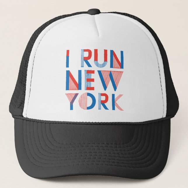 Casquette Je cours New York (Devant)