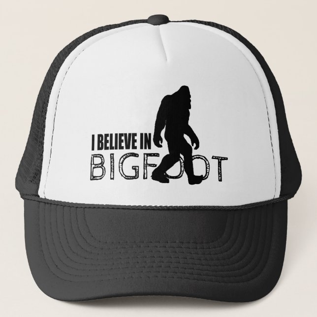 Casquette Je crois en Bigfoot Sasquatch drôle (Devant)