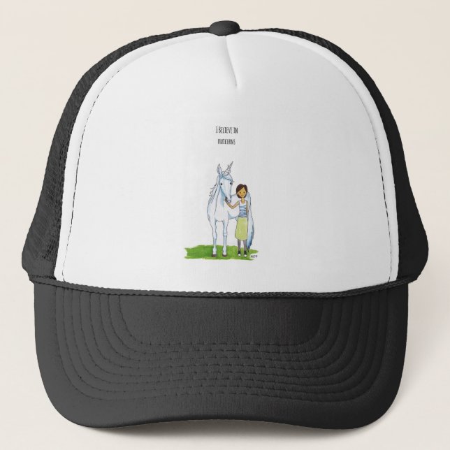 Casquette je crois en licornes (Devant)