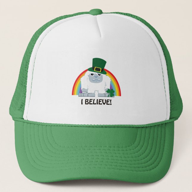 Casquette Je Crois ! Leprechaun Yeti (Devant)