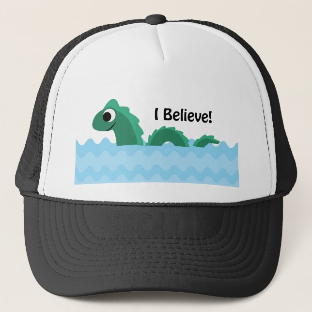 Casquette Je crois que Champ le Monstre du lac Champlain (Devant)