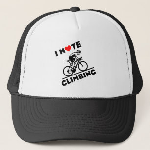 Casquette Je déteste le cyclisme en montée