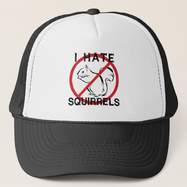 Casquette Je déteste les écureuils (Devant)