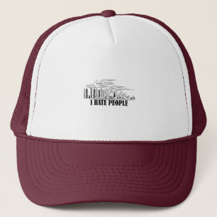 Casquette Je déteste les gens