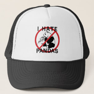 Casquette Je déteste les pandas
