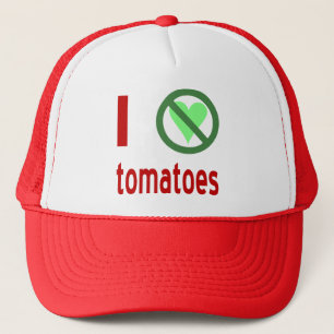 Casquette Je déteste les tomates