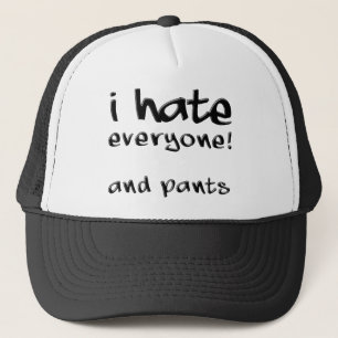 Casquette Je Déteste Tout Le Monde Et Pant Funny Ball Casqu