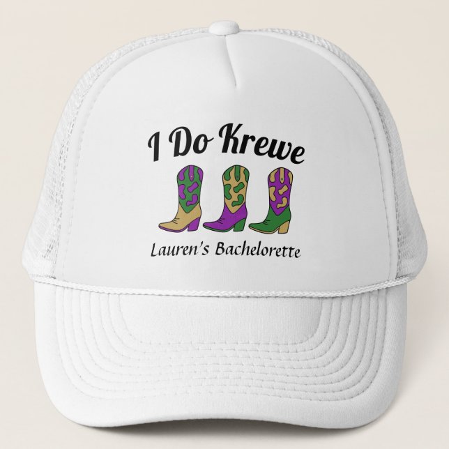 Casquette Je fais Krewe Enterrement de Vie de Jeune Fille Ma (Devant)