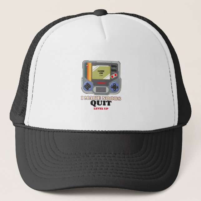 Casquette Je Fais Rage Quit Les Noobs Level Up (Devant)