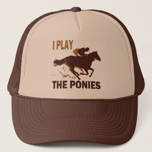 Casquette Je joue les poneys (Devant)
