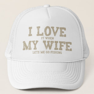 Casquette JE L'AIME quand MON ÉPOUSE me laisse partir pêch