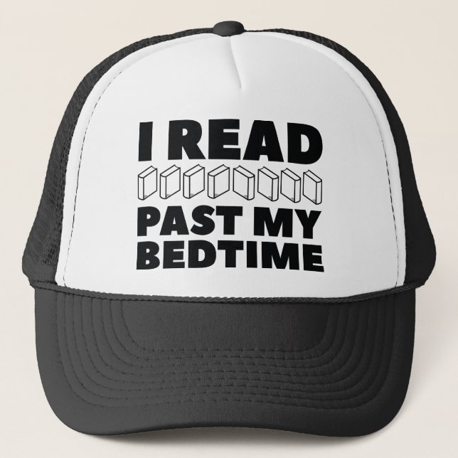 Casquette Je Lis Passé Mon Heure de Coucher (Devant)