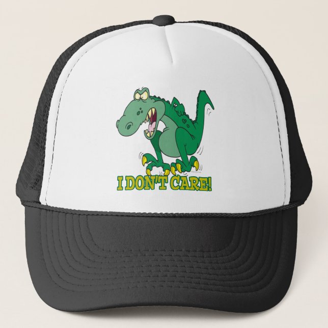 Casquette je me fiche de t-rex temper tantrum (Devant)