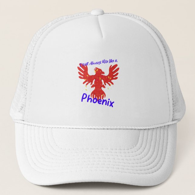 Casquette Je me lèverai toujours comme un Phoenix (Devant)