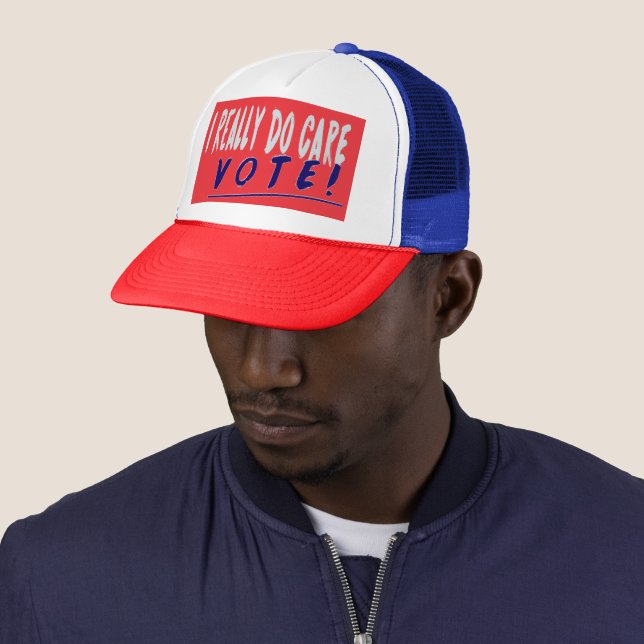 Casquette Je me soucie vraiment de Melania Trump - Vote 2018 (En situation)