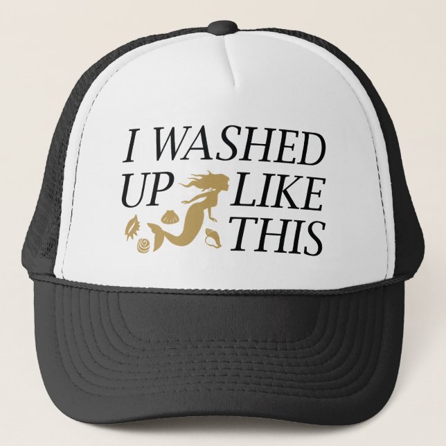 Casquette Je me suis lavé comme ça (Devant)